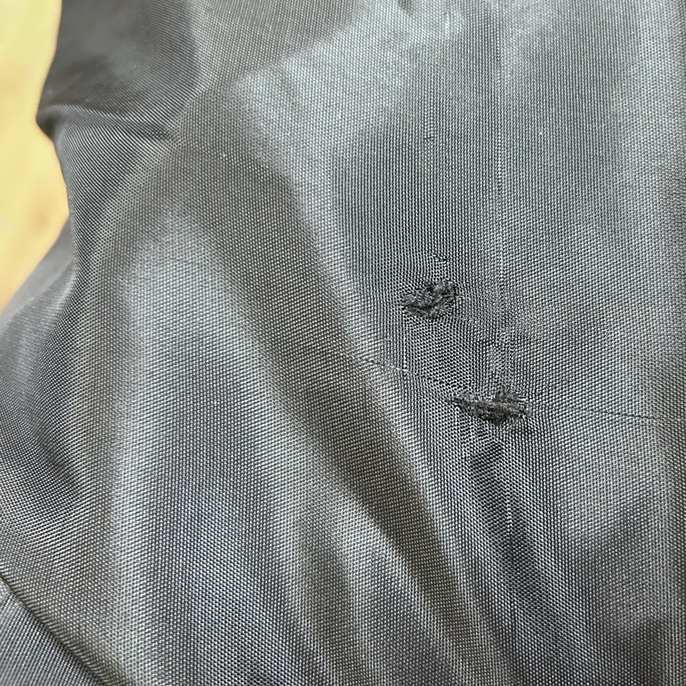 Y2K Steppin Out Taffeta Dress 7 Strapless Wiggle Formal Retro Rhinestones - Picture 12 of 13